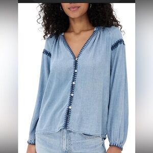 Rails Toshi Chambray Shirt Med, Lrg, XL NWT
